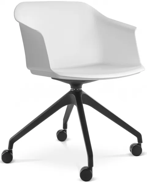 LD SEATING Konferenčná stolička WAVE 030, F95-BL, čierny kríž