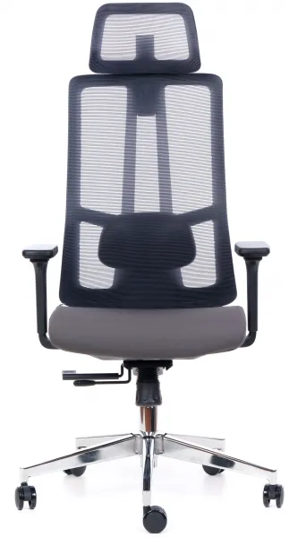 SEGO Ergonomická kancelárska stolička STRETCH SIVÁ ANTRACIT, sedenie 8+ hodín denne