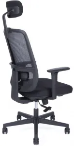 OFFICE PRO kancelárska stolička CANTO black, s opierkou hlavy