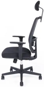OFFICE PRO kancelárska stolička CANTO black, s opierkou hlavy