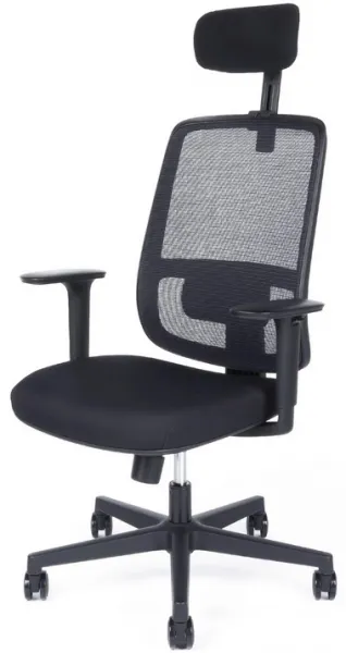 OFFICE PRO kancelárska stolička CANTO black, s opierkou hlavy