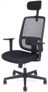 OFFICE PRO kancelárska stolička CANTO black, s opierkou hlavy