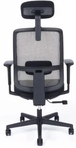 OFFICE PRO kancelárska stolička CANTO black, s opierkou hlavy