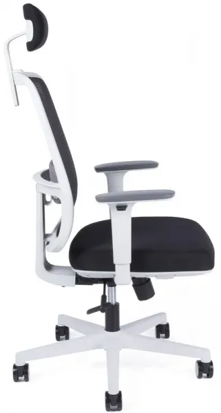 OFFICE PRO kancelárska stolička CANTO white, s opierkou hlavy