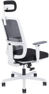 OFFICE PRO kancelárska stolička CANTO white, s opierkou hlavy