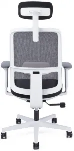 OFFICE PRO kancelárska stolička CANTO white, s opierkou hlavy