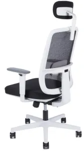 OFFICE PRO kancelárska stolička CANTO white, s opierkou hlavy