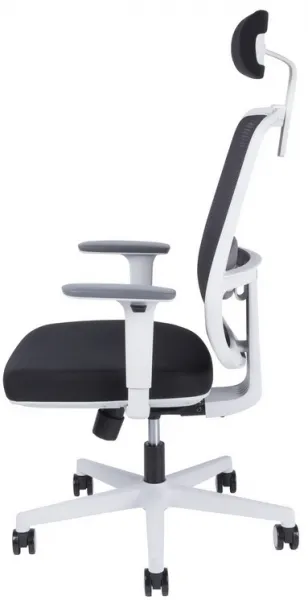 OFFICE PRO kancelárska stolička CANTO white, s opierkou hlavy