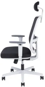 OFFICE PRO kancelárska stolička CANTO white, s opierkou hlavy