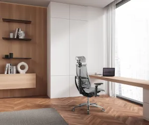 METTA Ergonomická kancelárska stolička YOGA 4D Triumph, čierna