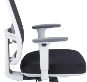 OFFICE PRO kancelárska stolička CANTO white, s opierkou hlavy