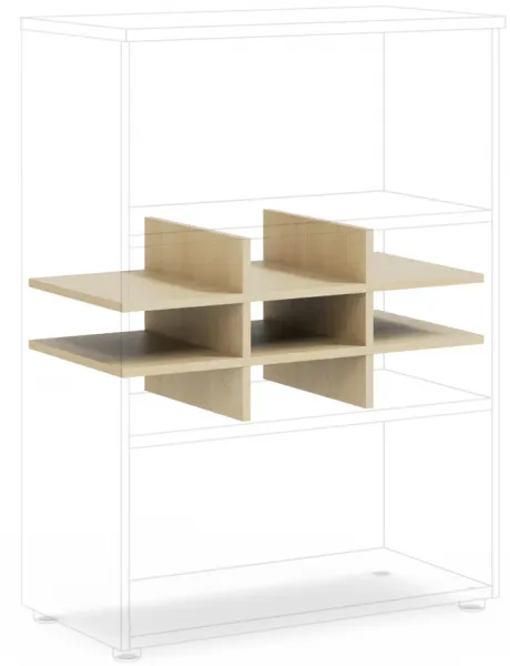 LENZA Vložka do skríň Office 76,7x37,8x32,9 cm