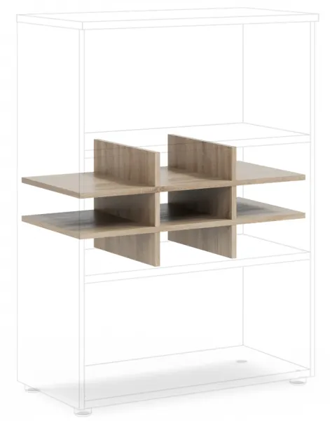 LENZA Vložka do skríň Office 76,7x37,8x32,9 cm