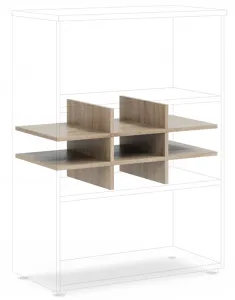 LENZA Vložka do skríň Office 76,7x37,8x32,9 cm