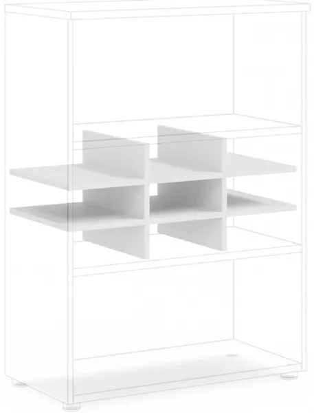LENZA Vložka do skríň Office 76,7x37,8x32,9 cm