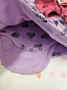 Body šaty pre bábätko ROMANTIC s dlhým rukávom