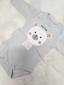 Detské body TEDDY s dlhým rukávom