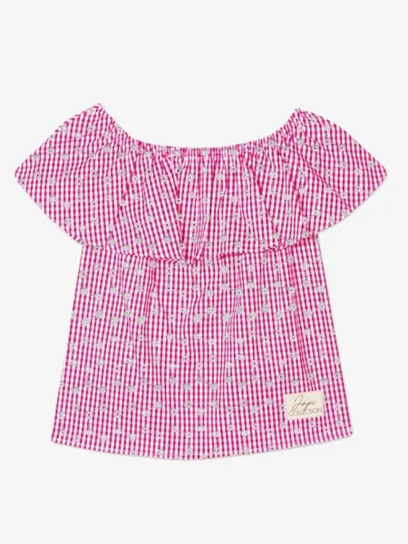 Dievčenská blúzka BLOSSOM s krátkym rukávom