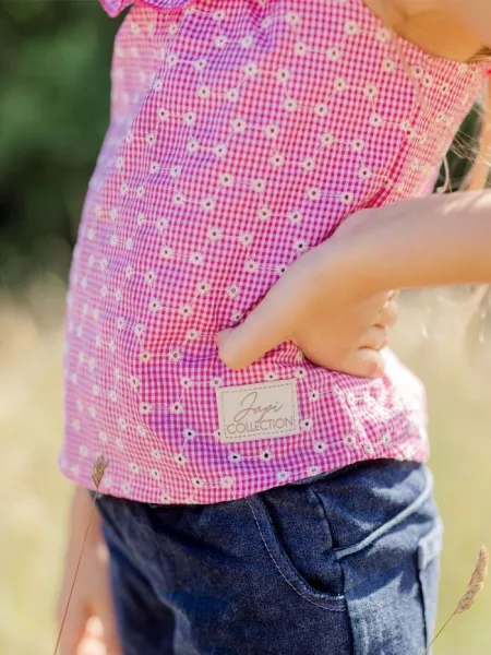 Dievčenská blúzka BLOSSOM s krátkym rukávom