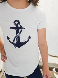Dievčenské tričko NAUTICAL s krátkym rukávom