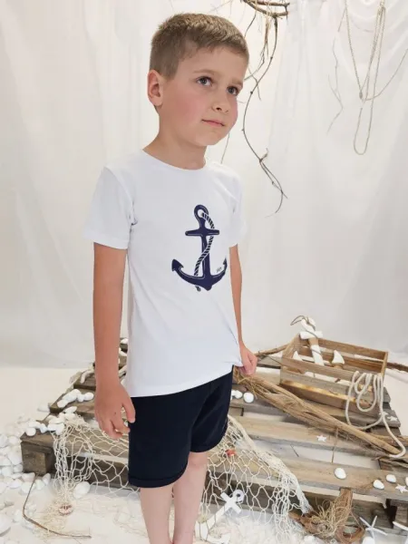 Chlapčenské tričko NAUTICAL s krátkym rukávom