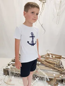 Chlapčenské tričko NAUTICAL s krátkym rukávom