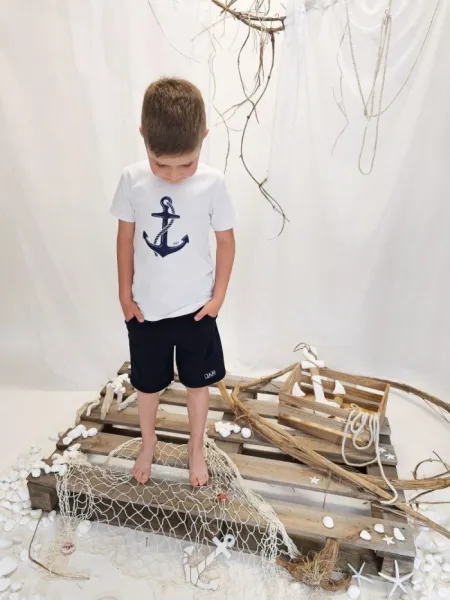Chlapčenské tričko NAUTICAL s krátkym rukávom