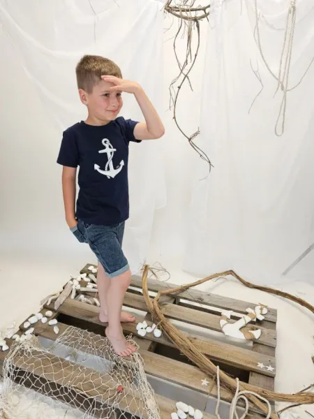 Chlapčenské tričko NAUTICAL s krátkym rukávom