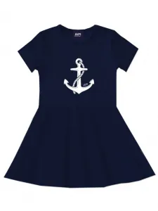 Dievčenské šaty športové NAUTICAL s krátkym  rukávom