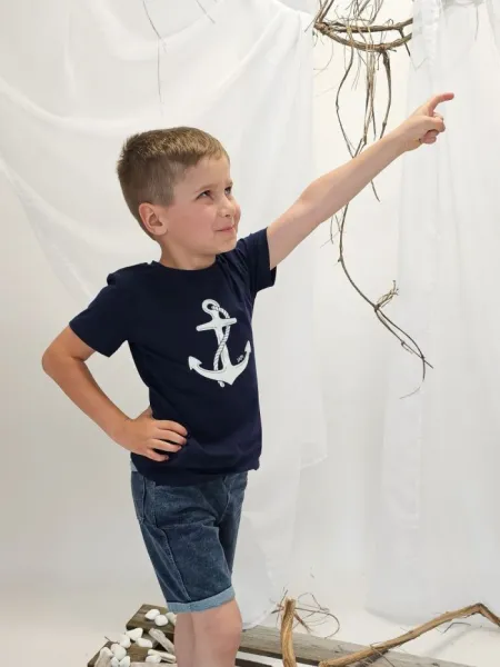 Chlapčenské tričko NAUTICAL s krátkym rukávom