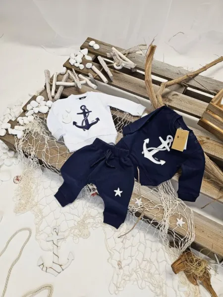 Chlapčenská súprava pulover+nohavice NAUTICAL