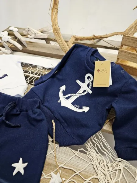 Chlapčenská súprava pulover+nohavice NAUTICAL