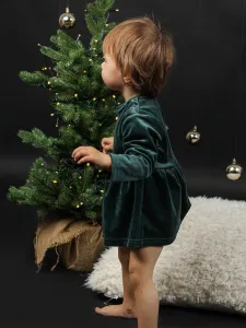 Body šaty pre bábätko GLAMOUR s dlhým rukávom
