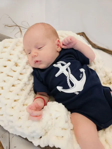 Detské body NAUTICAL s krátkym rukávom