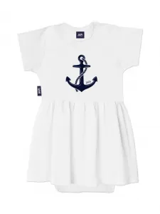 Body šaty pre bábätko NAUTICAL s krátkym rukávom