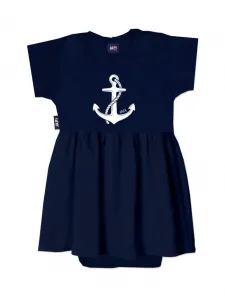 Body šaty pre bábätko NAUTICAL s krátkym rukávom