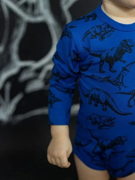 Detské body DINO s dlhým rukávom