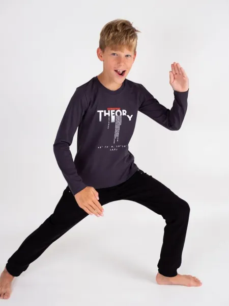 Chlapčenské tričko THEORY s dlhým rukávom