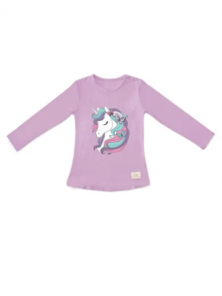 Dievčenské tričko UNICORN s dlhým rukávom