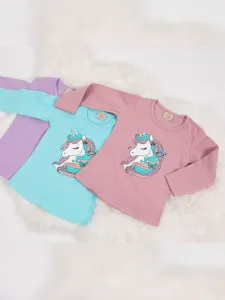 Dievčenské tričko UNICORN s dlhým rukávom