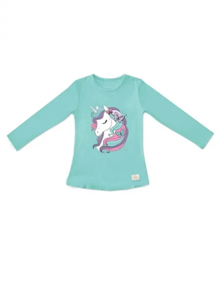 Dievčenské tričko UNICORN s dlhým rukávom