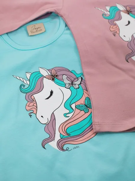 Dievčenské tričko UNICORN s dlhým rukávom