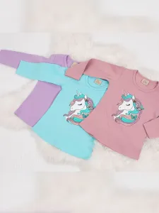 Dievčenské tričko UNICORN s dlhým rukávom