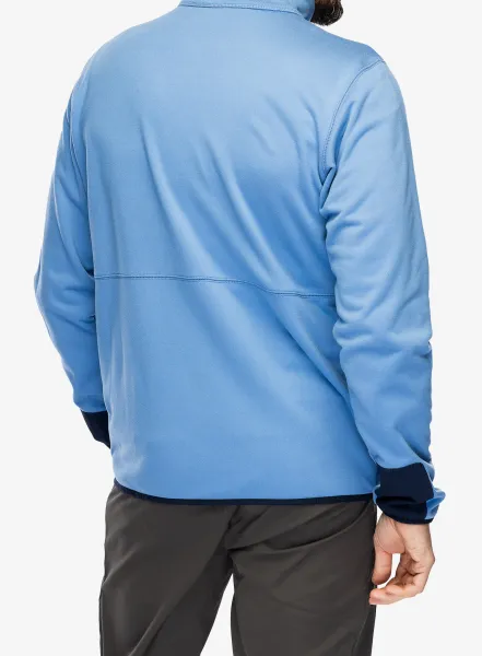 Flísová mikina Columbia Hike Full Zip - skyler/collegiate navy