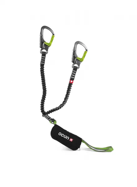 Ferratový set Ocun Via Ferrata Twist + Chest Set - green