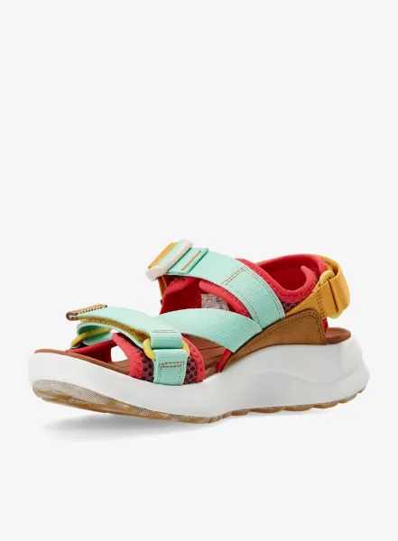 Dámske sandále Keen Elle Sport Backstrap - golden yellow/lichen
