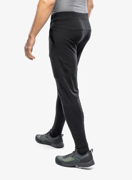 Nohavice Compressport Seamless Pants - black melange