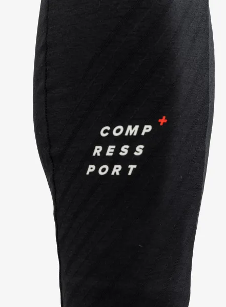 Nohavice Compressport Seamless Pants - black melange