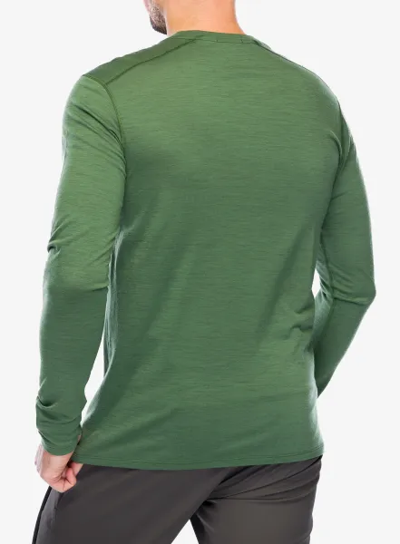 Funkčné tričko Smartwool Classic Merino Base Layer LS Boxed - fern green