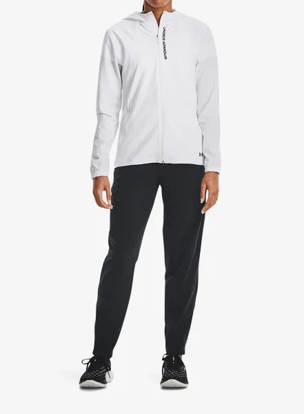 Dámske bežecké legíny Under Armour UA OutRun The Storm Pants - black/jet gray/reflective